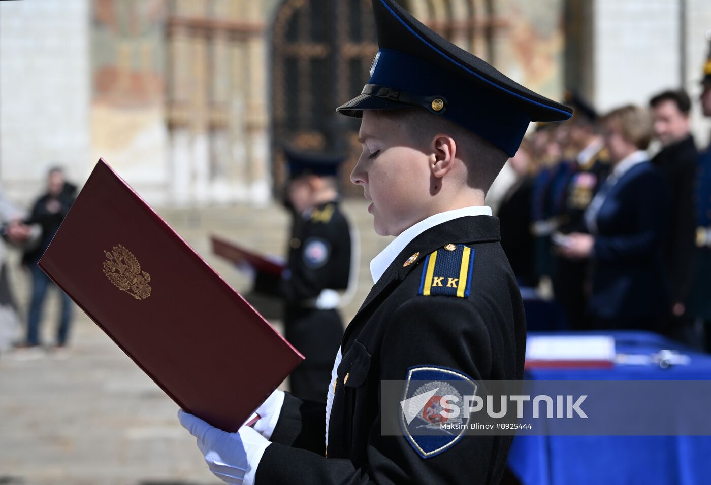 Russia Cadets Oath Taking