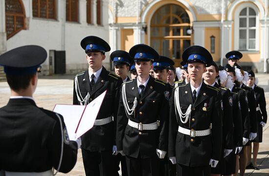 Russia Cadets Oath Taking