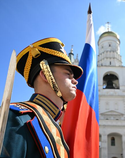 Russia Cadets Oath Taking