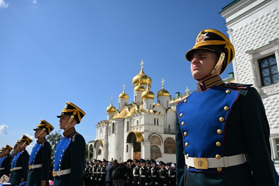Russia Cadets Oath Taking