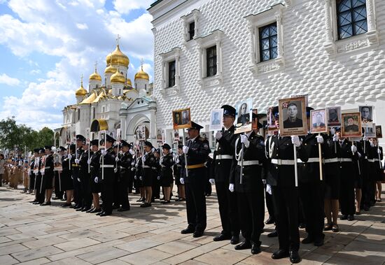 Russia Cadets Oath Taking