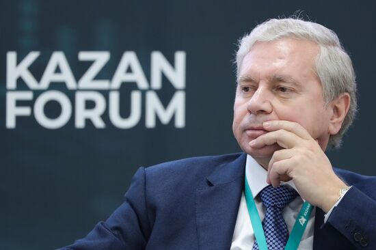 The XVI International Economic Forum "RUSSIA - ISLAMIC WORLD: KAZANFORUM." Russia – MENA Countries: From Trade to Cooperation Projects. Sergei Cheremin, Minister of the Moscow City Government, Head of the Department for External Economic and International Relations of Moscow. Location: Russia, Republic of Tatarstan, Kazan. Author: Anatoly Medved/Sputnik. KAZANFORUM 2025. Russia – MENA Countries: From Trade to Cooperation Projects