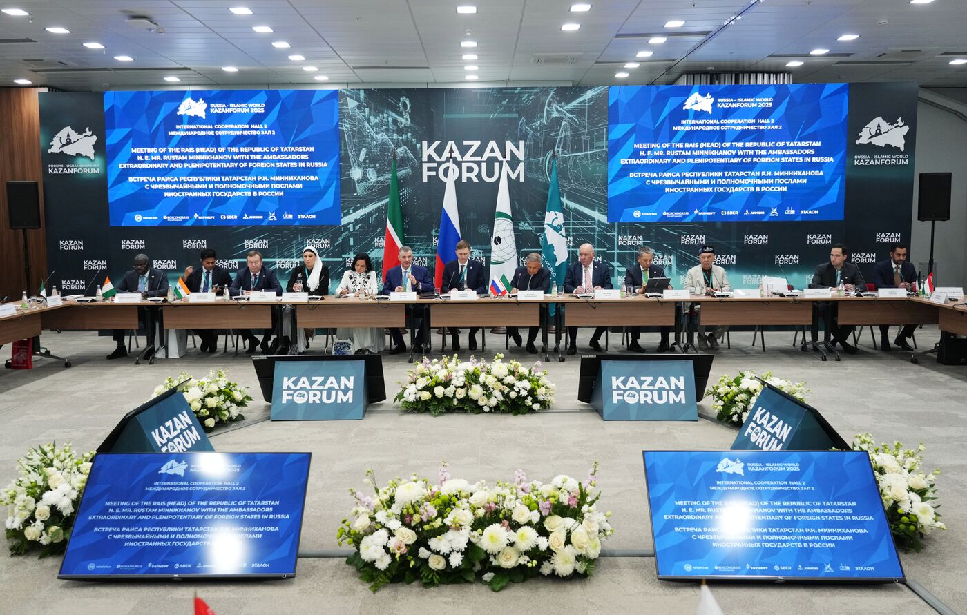 KAZANFORUM 2025. Meeting of foreign ambassadors to Russia