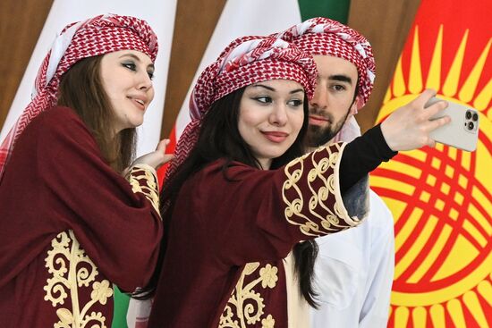 On the sidelines of the XVI International Economic Forum "RUSSIA - ISLAMIC WORLD: KAZANFORUM." Location: Russia, Republic of Tatarstan, Kazan. Author: Maksim Bogodvid/Sputnik. KAZANFORUM 2025. On the sidelines