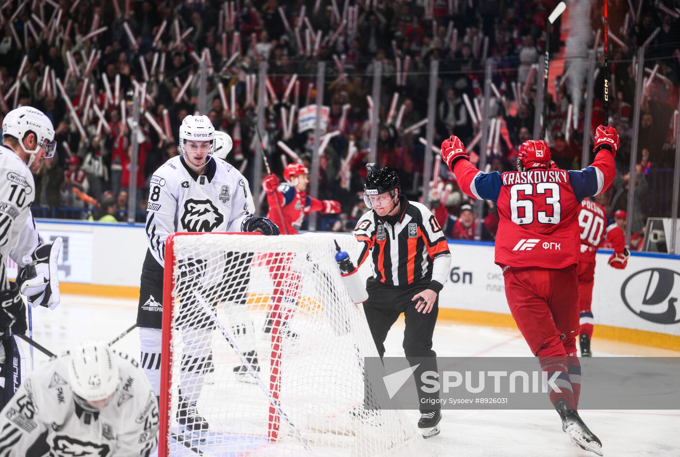 Russia Ice Hockey Kontinental League Lokomotiv - Traktor