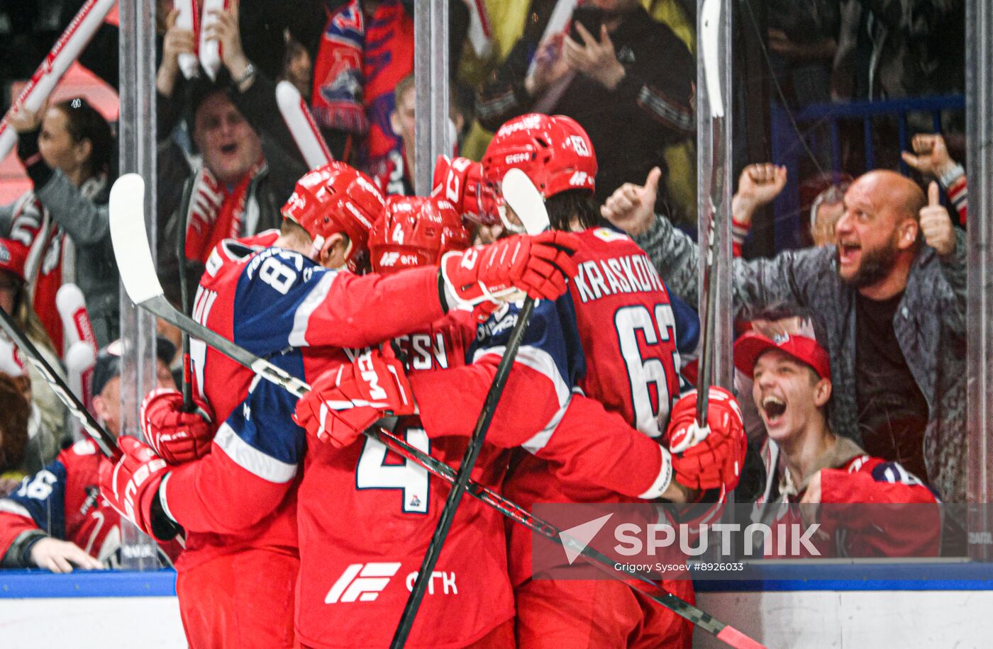 Russia Ice Hockey Kontinental League Lokomotiv - Traktor