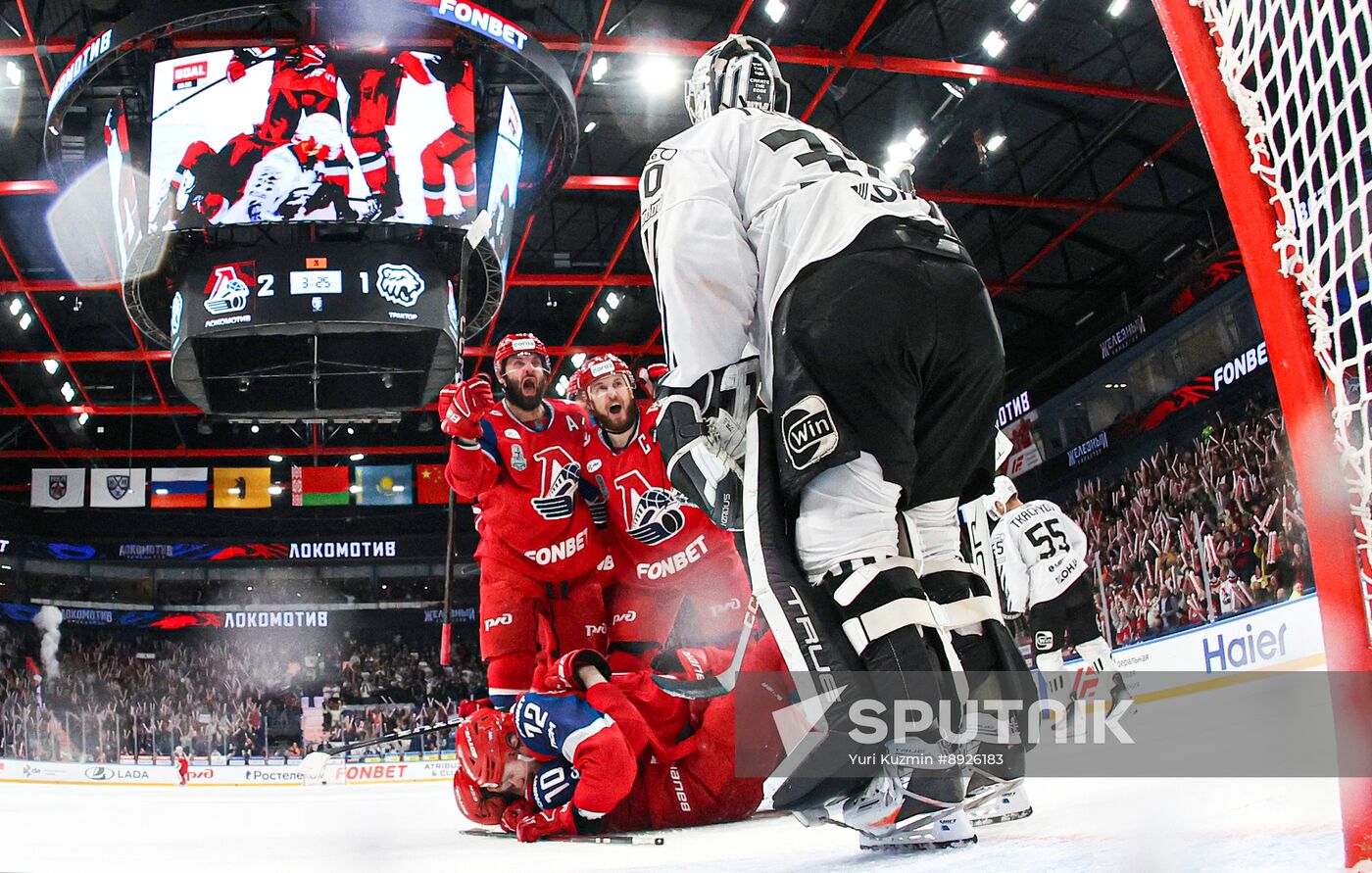 Russia Ice Hockey Kontinental League Lokomotiv - Traktor