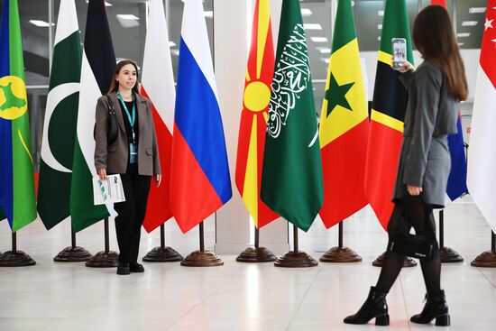 The XVI International Economic Forum "RUSSIA – ISLAMIC WORLD: KAZANFORUM" 2025. Location: Russia, Republic of Tatarstan, Kazan. Author: Vladimir Astapkovich/Sputnik. "KAZANFORUM" 2025. On the sidelines