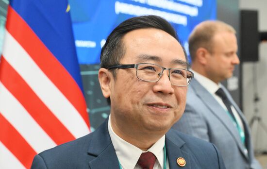 The XVI International Economic Forum "RUSSIA - ISLAMIC WORLD: KAZANFORUM." Russian-Malaysian economic and industrial cooperation: opportunities for growth through technology and innovation. Chang Lih Kang, Minister of Science, Technology and Innovation of Malaysia (Malaysia). Location: Russia, Republic of Tatarstan, Kazan. Author: Ilya Pitalev/Sputnik. KAZANFORUM 2025. Russian-Malaysian economic and industrial cooperation: opportunities for growth through technology and innovation