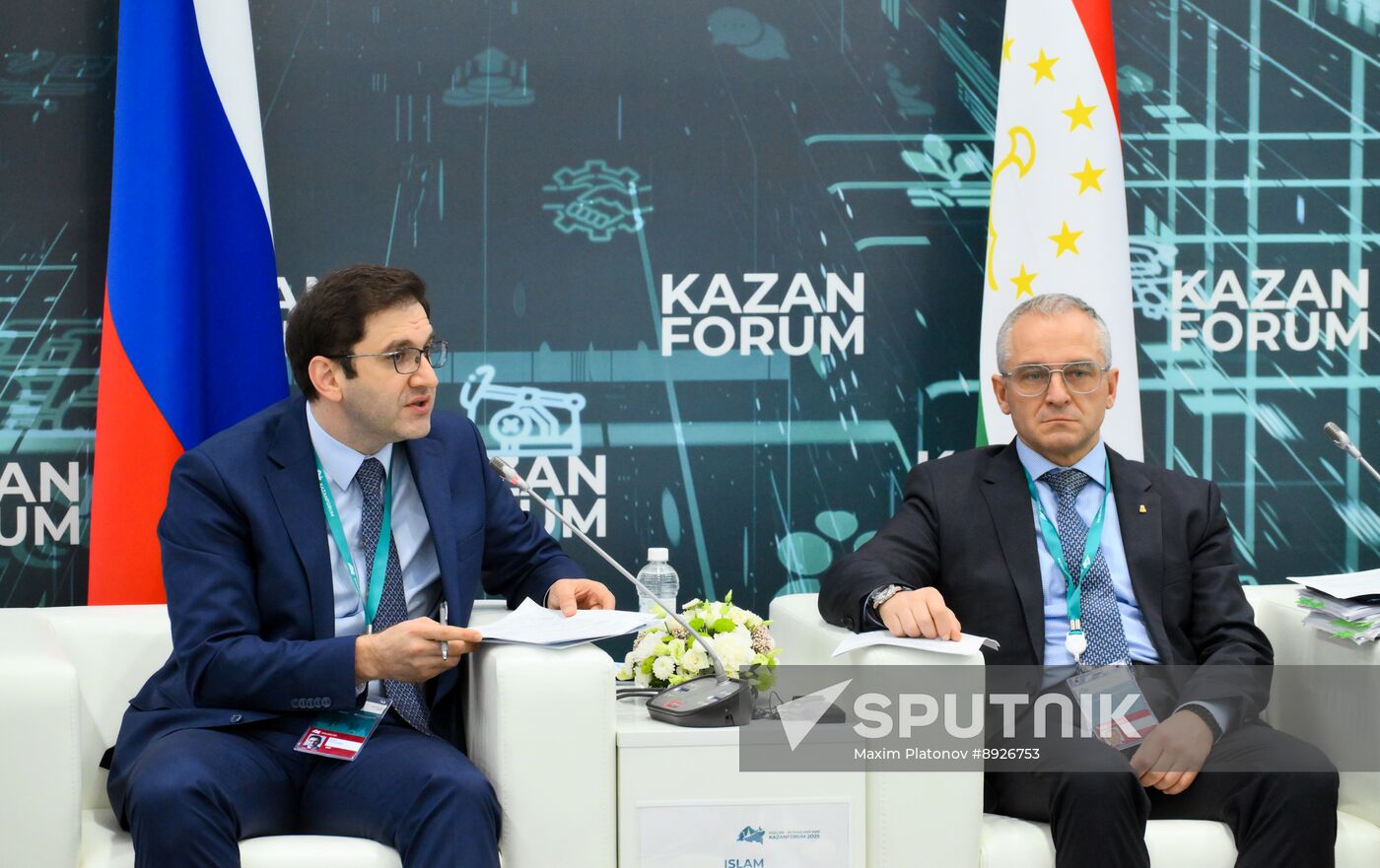 KAZANFORUM 2025. Meeting of Russian-Tajikistani Business Council