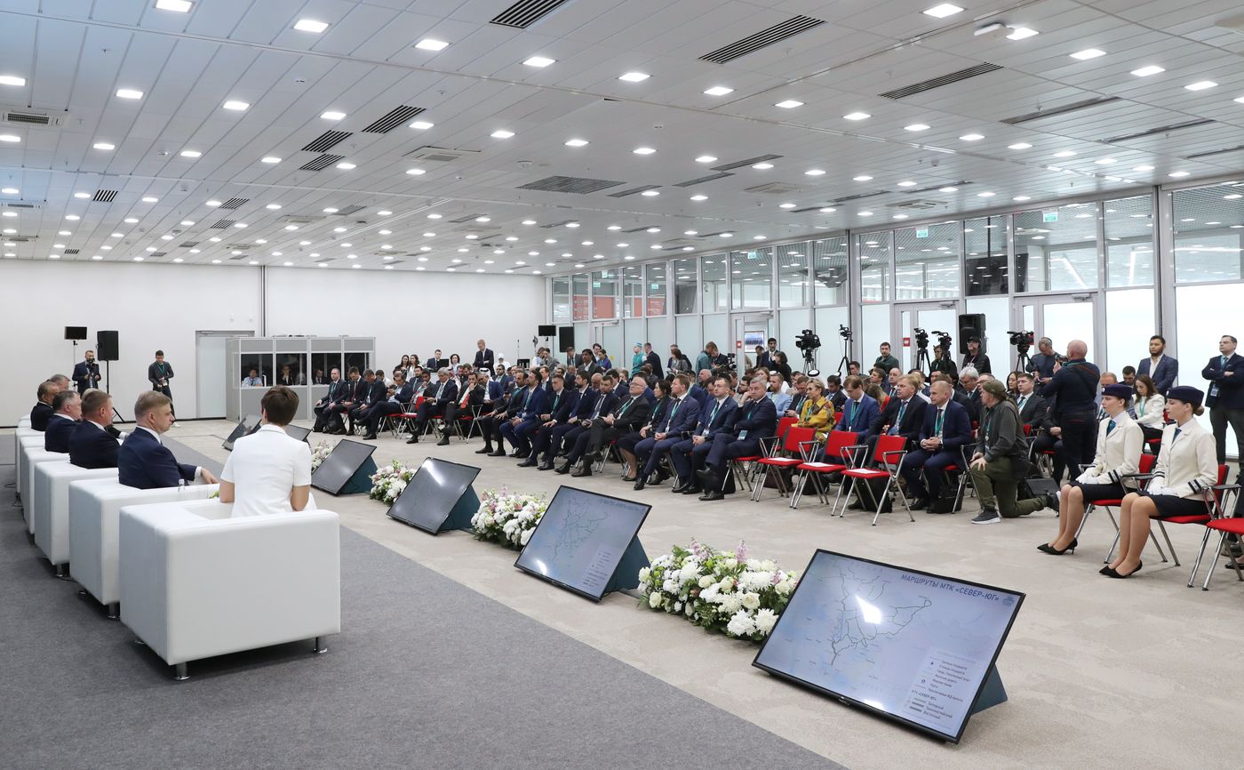 KAZANFORUM 2025. Session on North-South international transport corridor