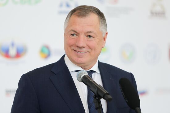 KAZANFORUM 2025. Press scrums