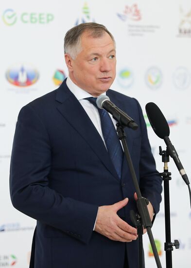 KAZANFORUM 2025. Press scrums