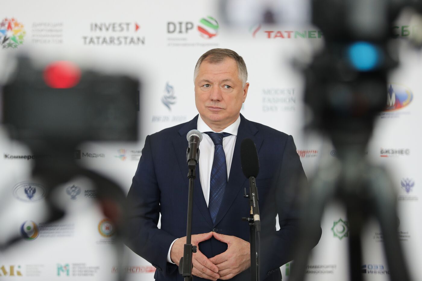 KAZANFORUM 2025. Press scrums