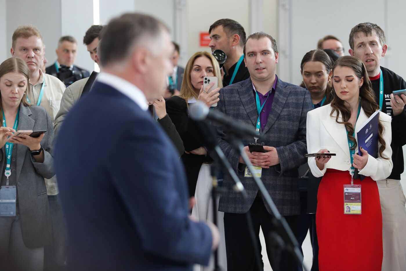 KAZANFORUM 2025. Press scrums