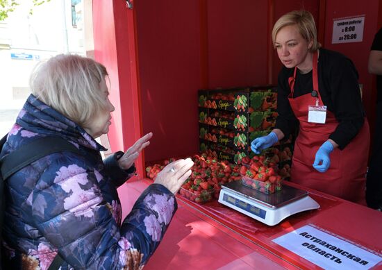 Russia Berries Selling
