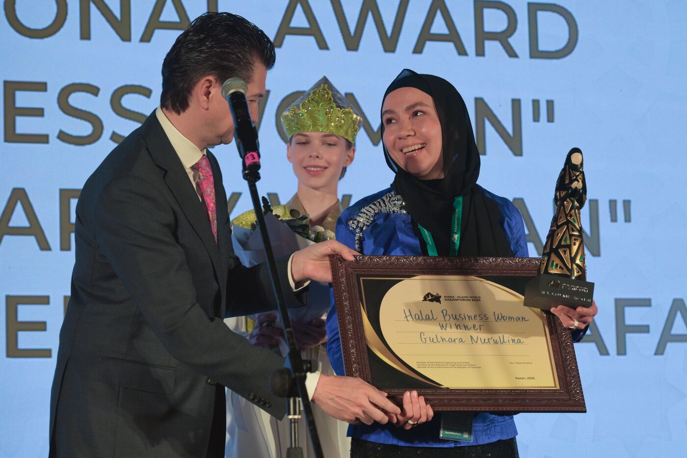 KAZANFORUM 2025. Gala reception with summarizing the results of the Halal Business Woman and Halal Charity Woman awards