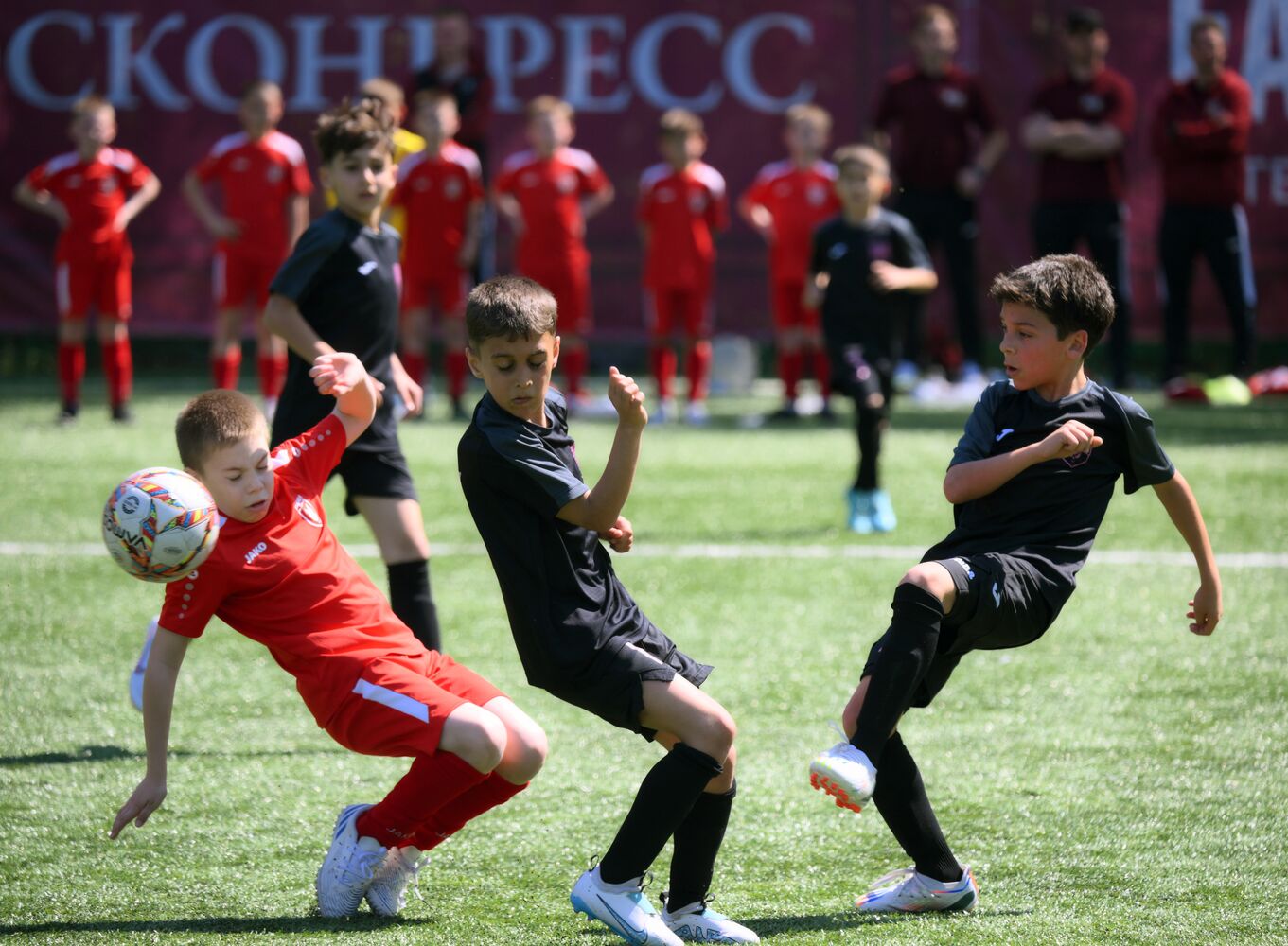 KAZANFORUM 2025. Awarding ceremony at the OIC countries' children's soccer tournament
