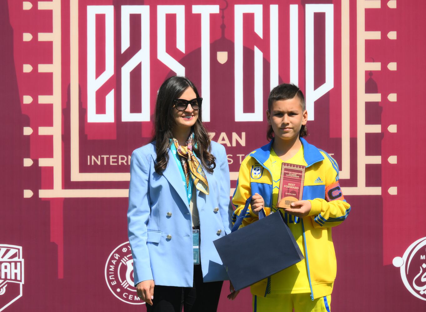 KAZANFORUM 2025. Awarding ceremony at the OIC countries' children's soccer tournament