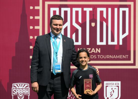 KAZANFORUM 2025. Awarding ceremony at the OIC countries' children's soccer tournament