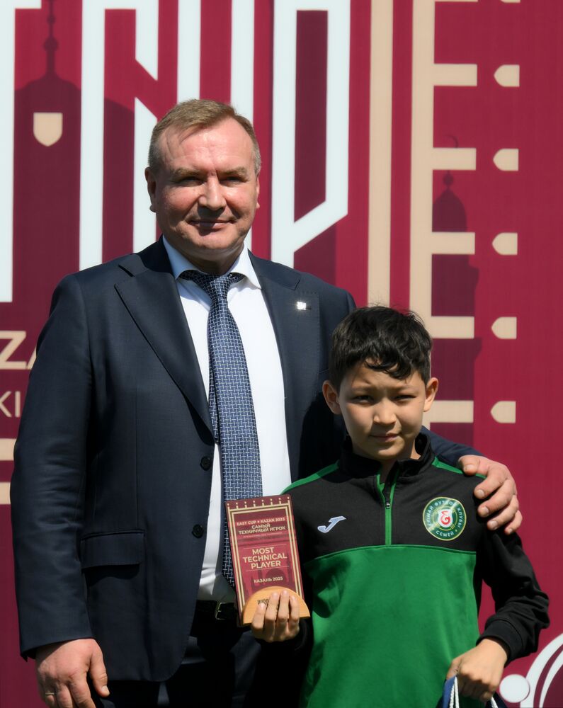 KAZANFORUM 2025. Awarding ceremony at the OIC countries' children's soccer tournament