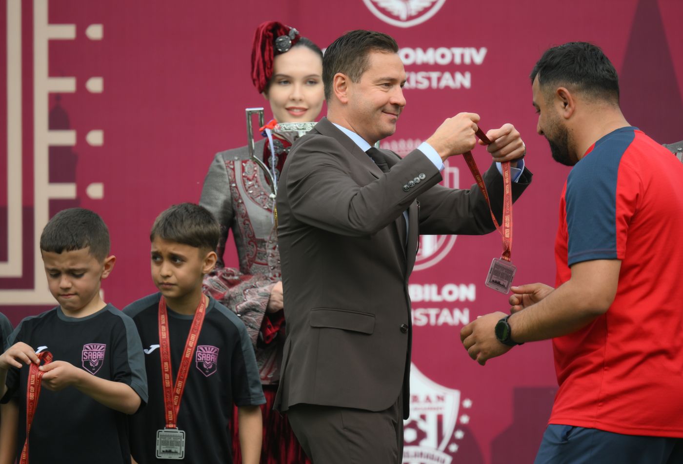 KAZANFORUM 2025. Awarding ceremony at the OIC countries' children's soccer tournament