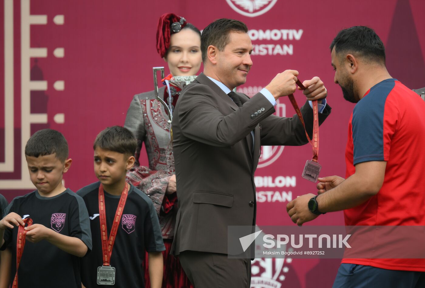 KAZANFORUM 2025. Awarding ceremony at the OIC countries' children's soccer tournament