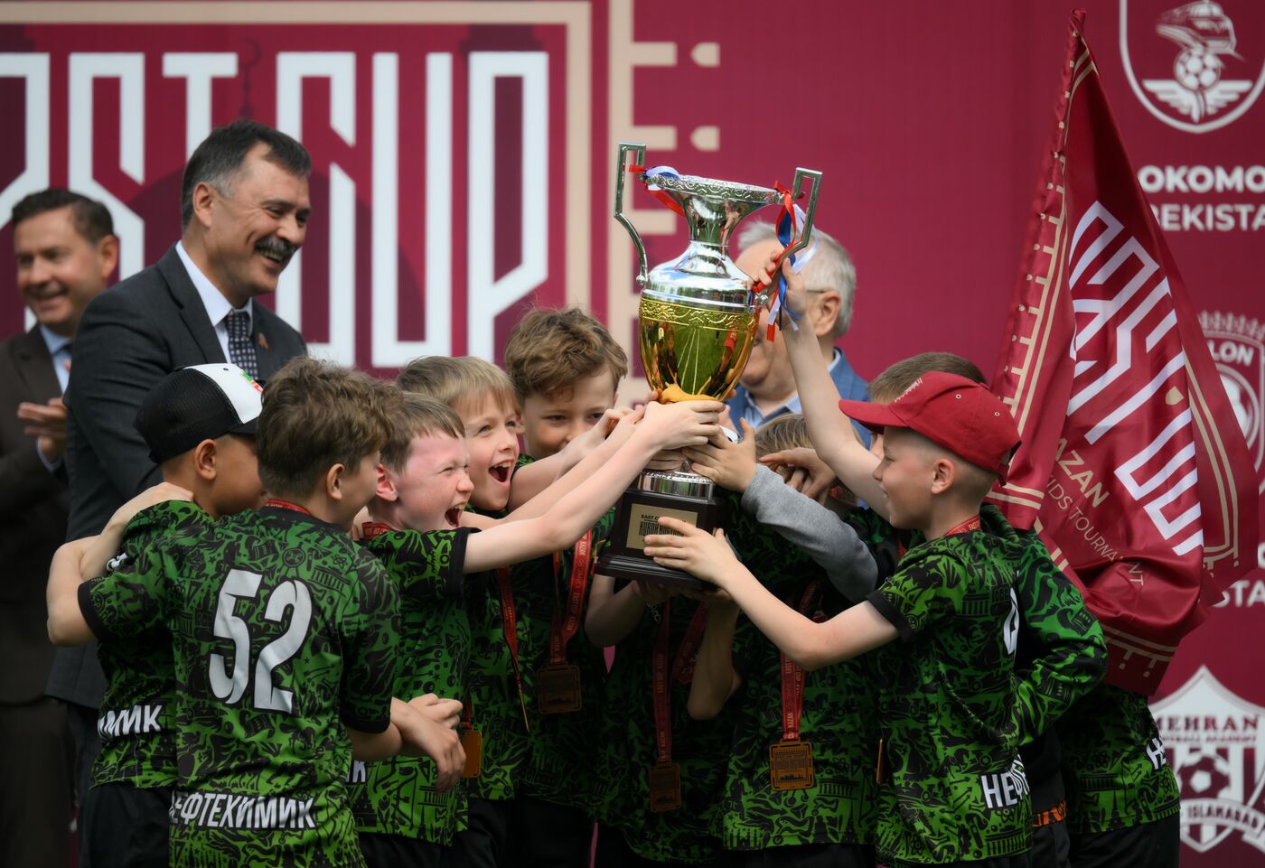 KAZANFORUM 2025. Awarding ceremony at the OIC countries' children's soccer tournament