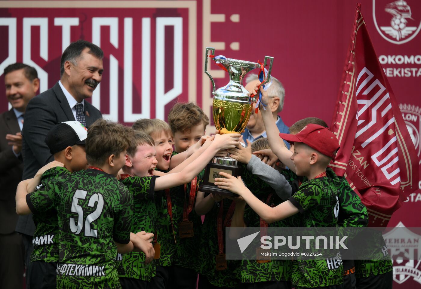 KAZANFORUM 2025. Awarding ceremony at the OIC countries' children's soccer tournament