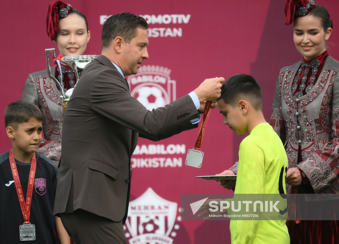 KAZANFORUM 2025. Awarding ceremony at the OIC countries' children's soccer tournament