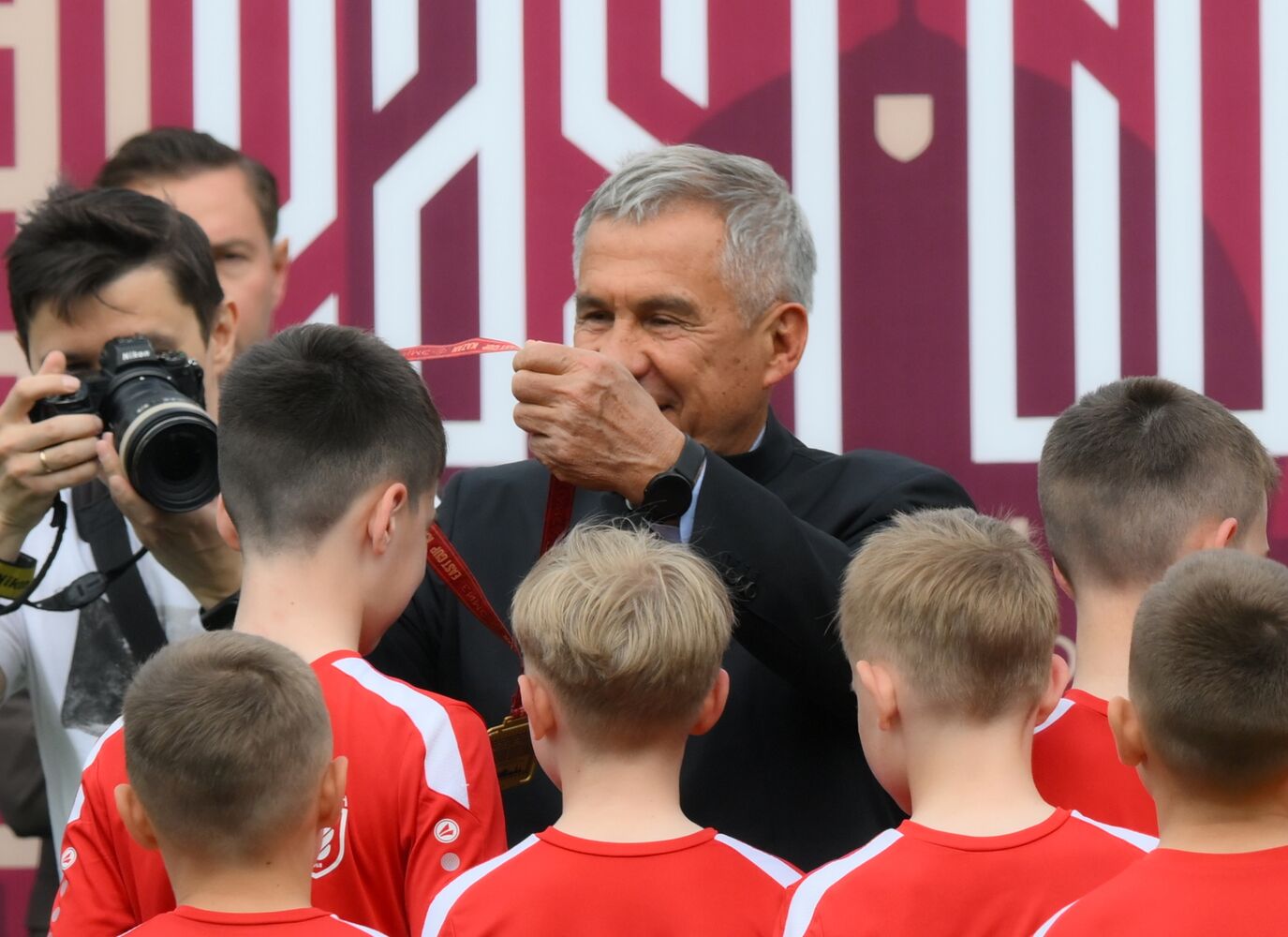 KAZANFORUM 2025. Awarding ceremony at the OIC countries' children's soccer tournament