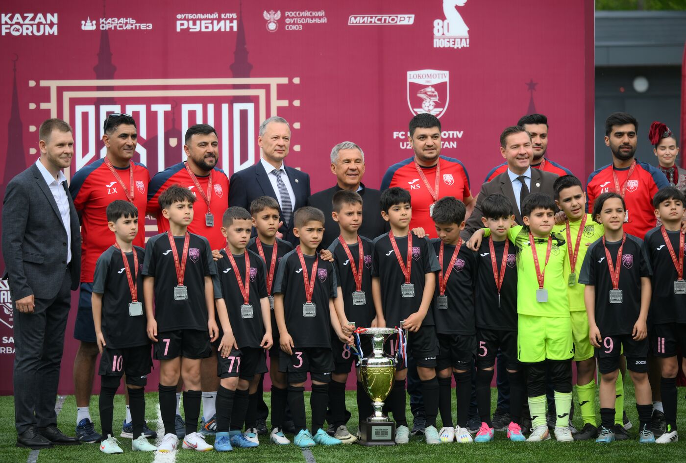 KAZANFORUM 2025. Awarding ceremony at the OIC countries' children's soccer tournament