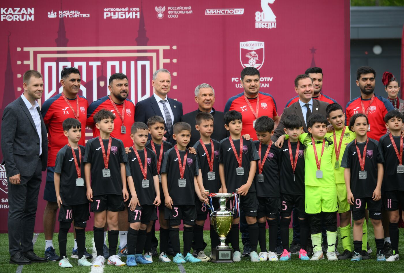 KAZANFORUM 2025. Awarding ceremony at the OIC countries' children's soccer tournament