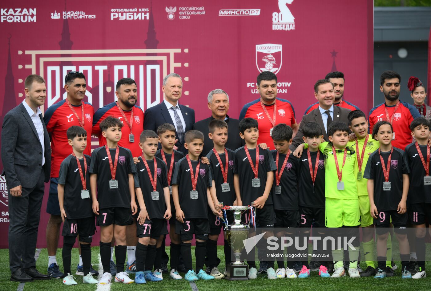 KAZANFORUM 2025. Awarding ceremony at the OIC countries' children's soccer tournament