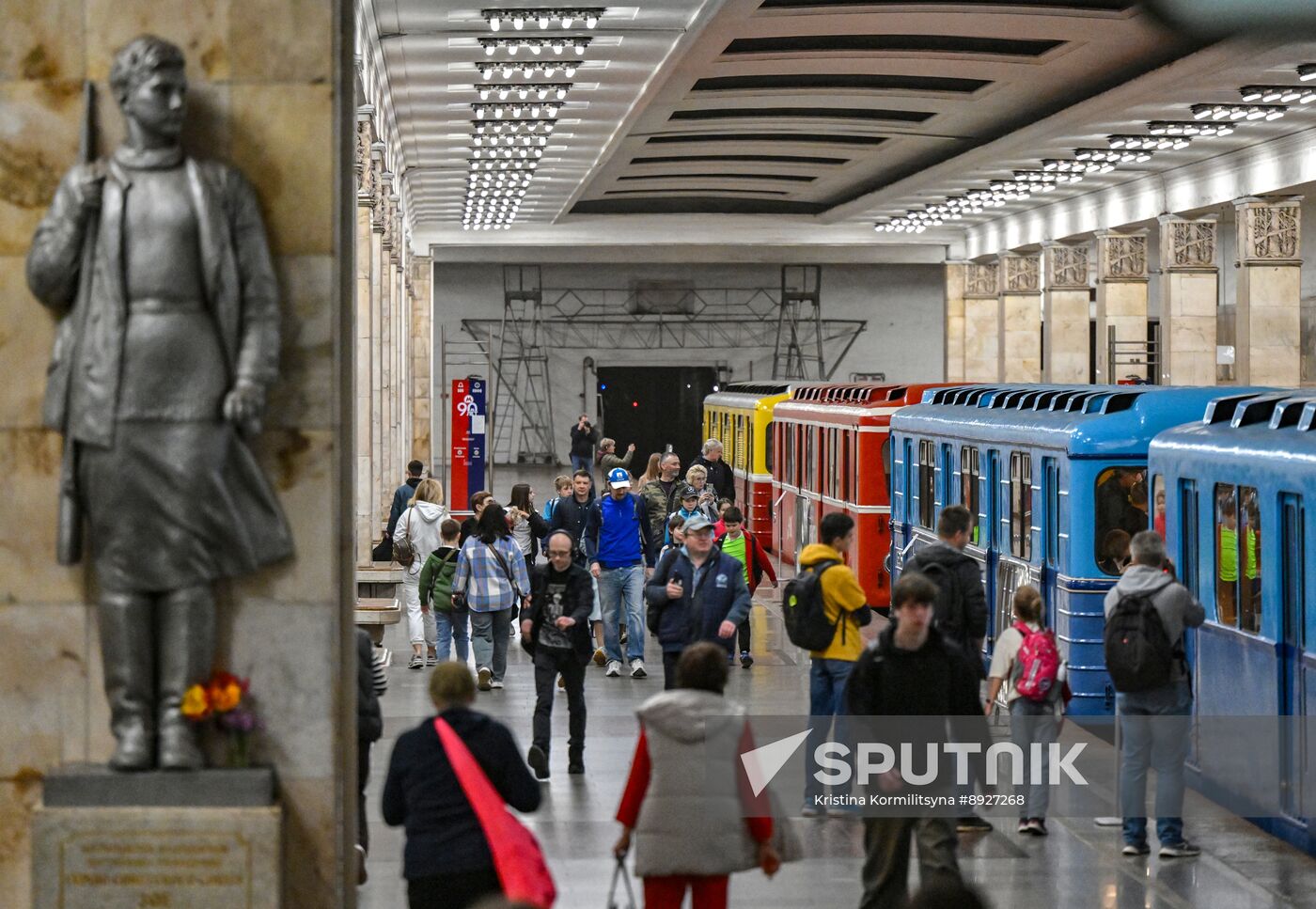 Russia Moscow Metro Anniversary
