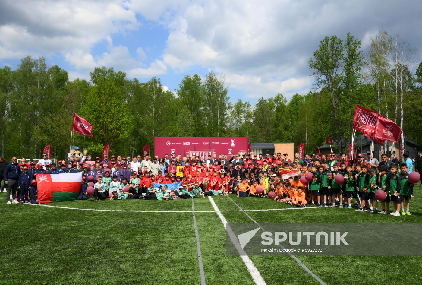 KAZANFORUM 2025. Awarding ceremony at the OIC countries' children's soccer tournament