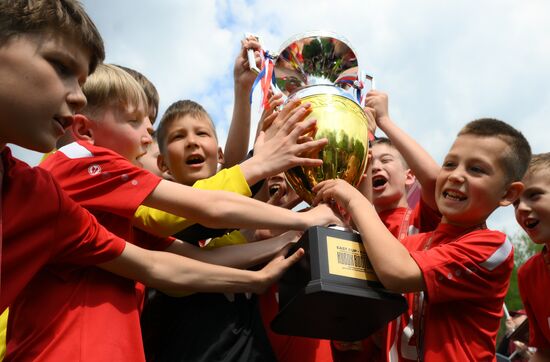 KAZANFORUM 2025. Awarding ceremony at the OIC countries' children's soccer tournament