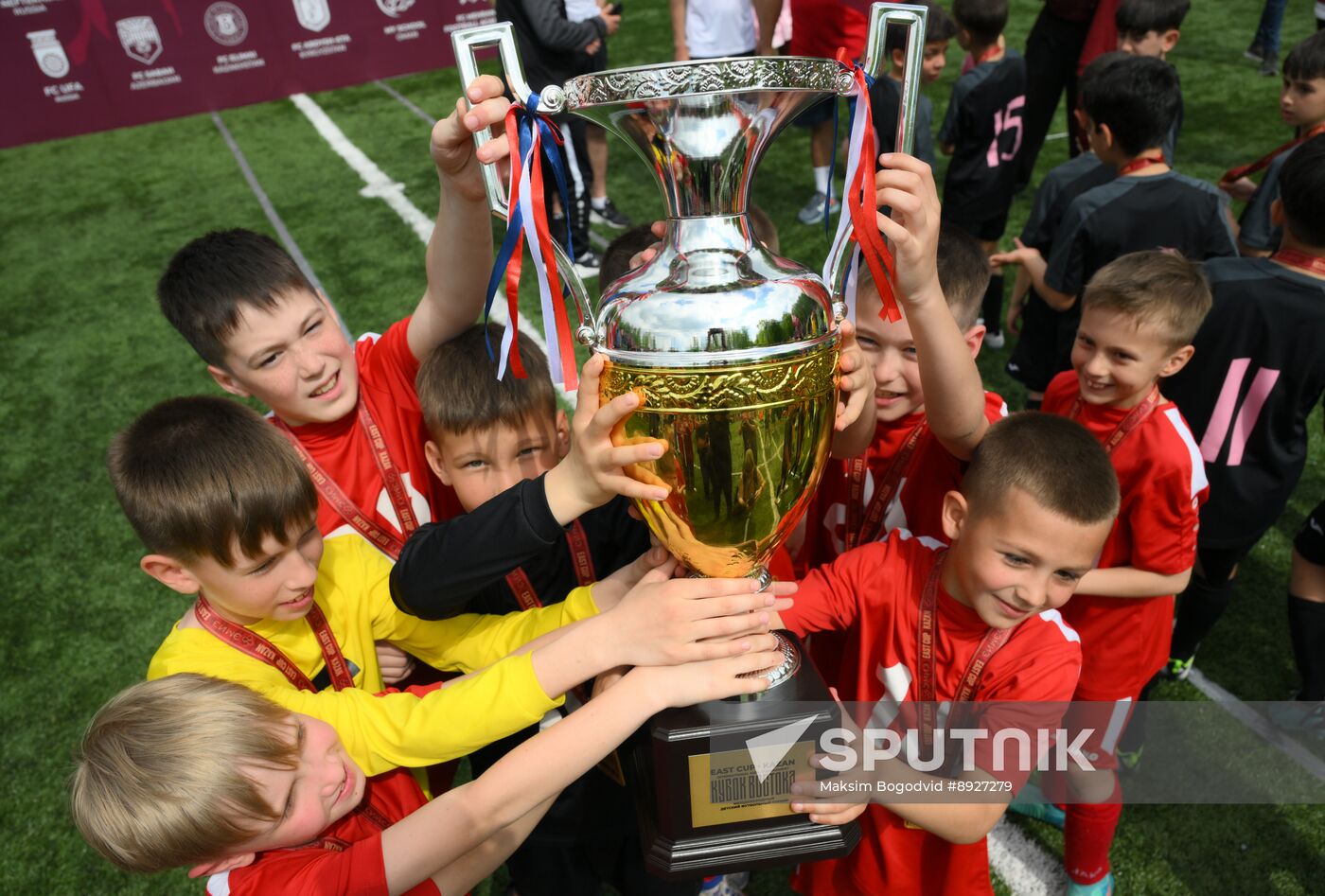 KAZANFORUM 2025. Awarding ceremony at the OIC countries' children's soccer tournament