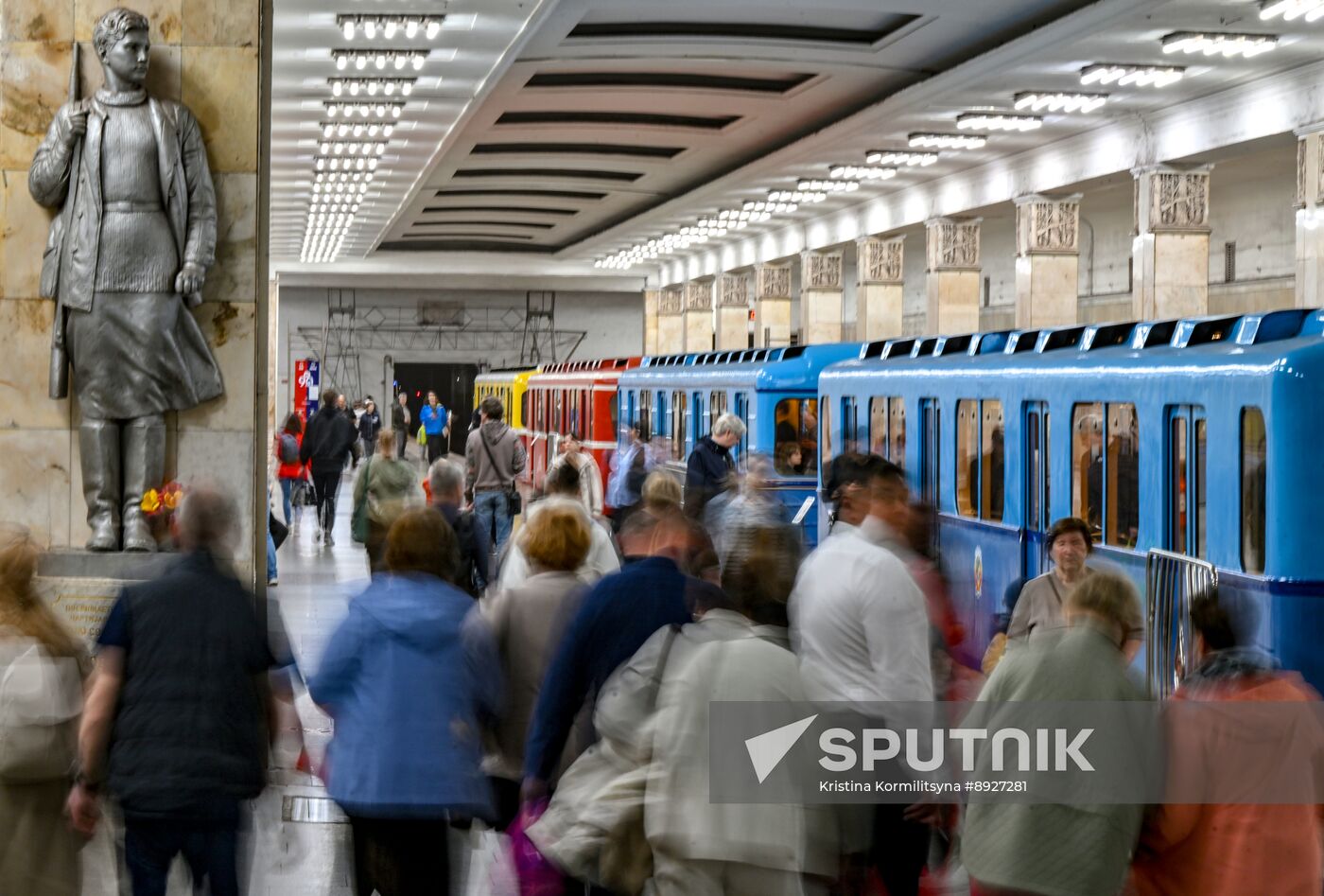 Russia Moscow Metro Anniversary