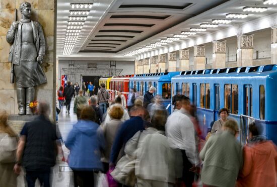 Russia Moscow Metro Anniversary