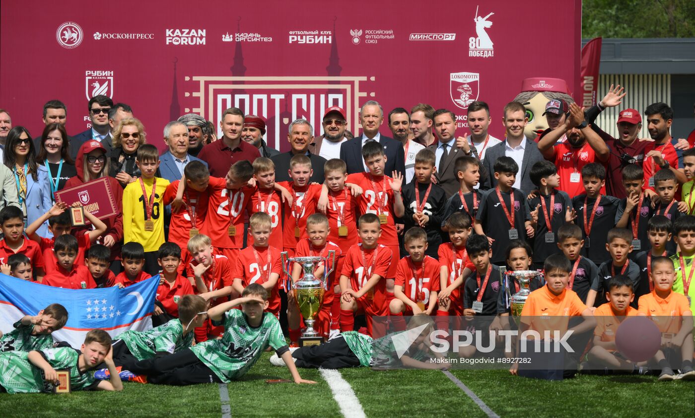 KAZANFORUM 2025. Awarding ceremony at the OIC countries' children's soccer tournament