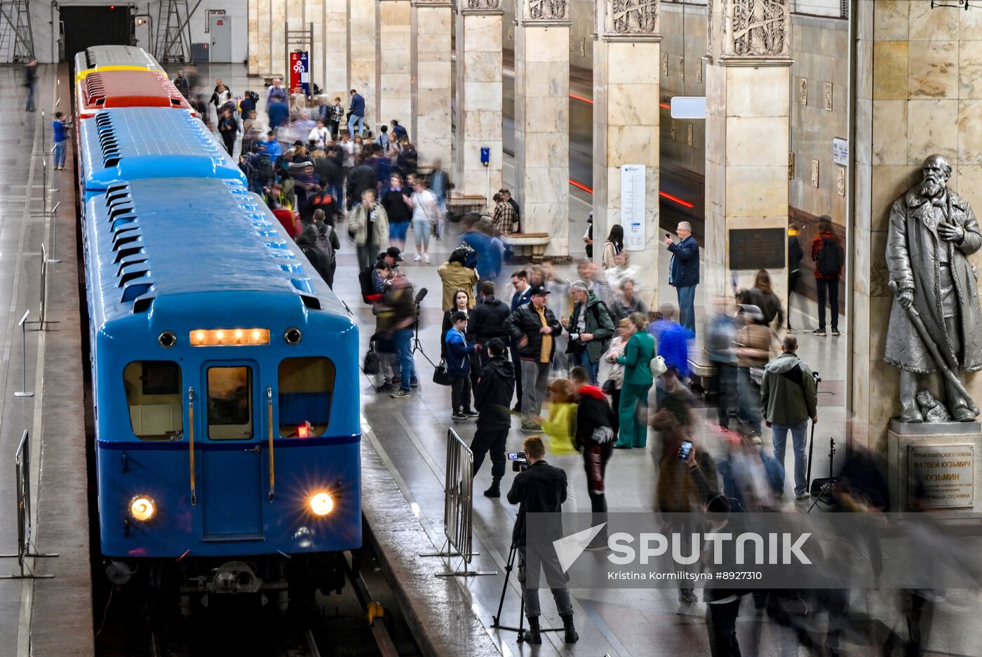Russia Moscow Metro Anniversary