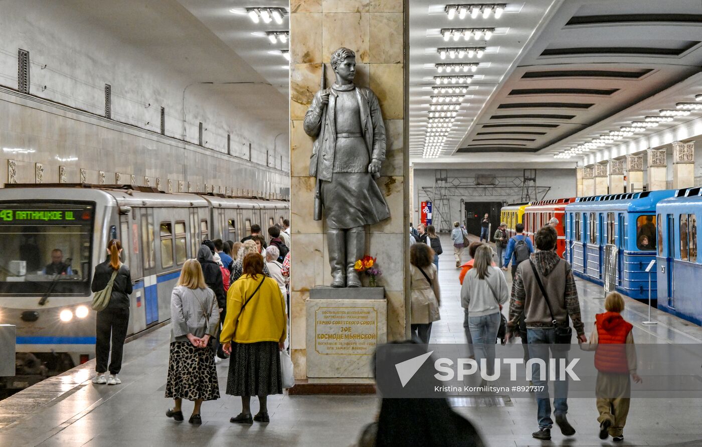 Russia Moscow Metro Anniversary