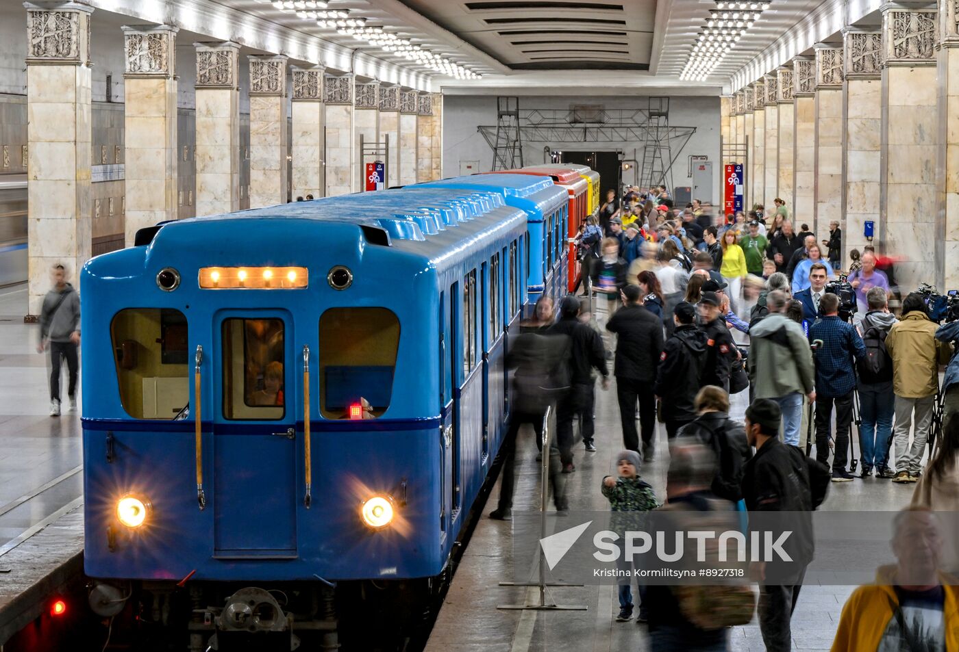 Russia Moscow Metro Anniversary