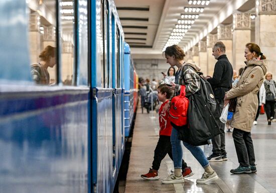 Russia Moscow Metro Anniversary