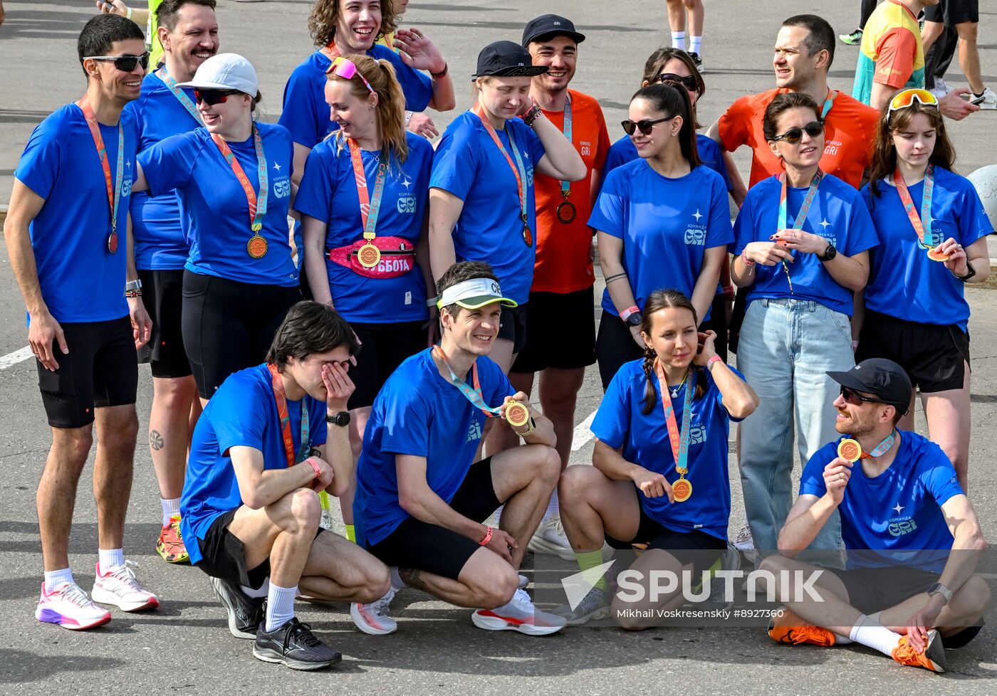 Russia Athletics Relay Race