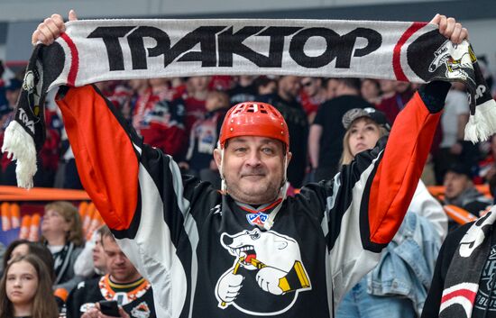 Russia Ice Hockey Kontinental League Traktor - Lokomotiv