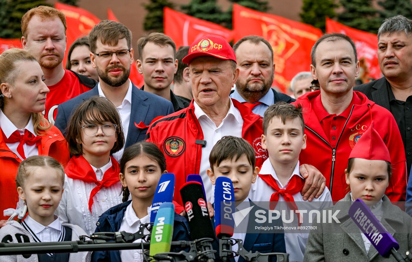 Russia Pioneers Inauguration Ceremony