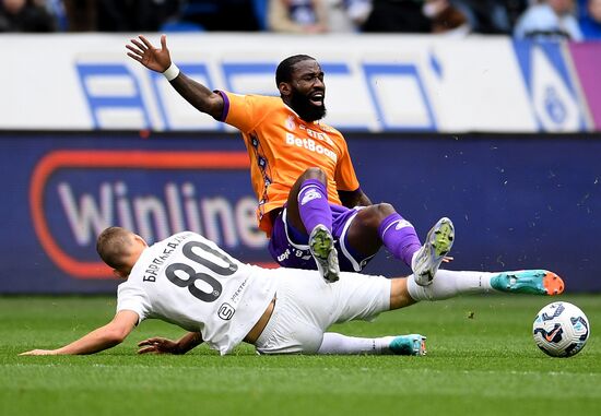 Russia Soccer Premier-League Dynamo - Akron