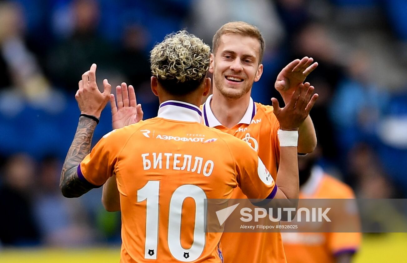 Russia Soccer Premier-League Dynamo - Akron